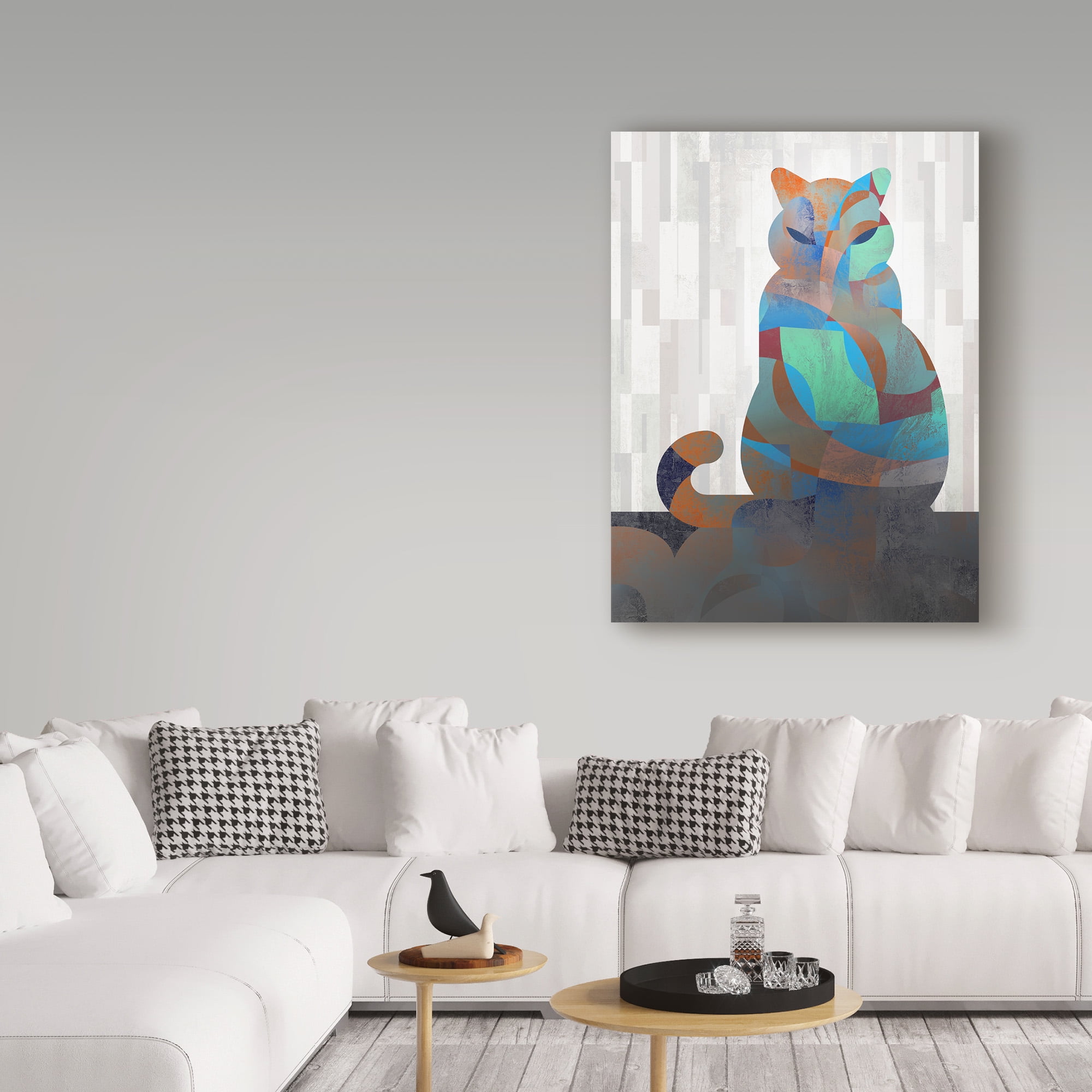 Trademark Fine Art 'Cats Meow' Canvas Art by Greg Simanson