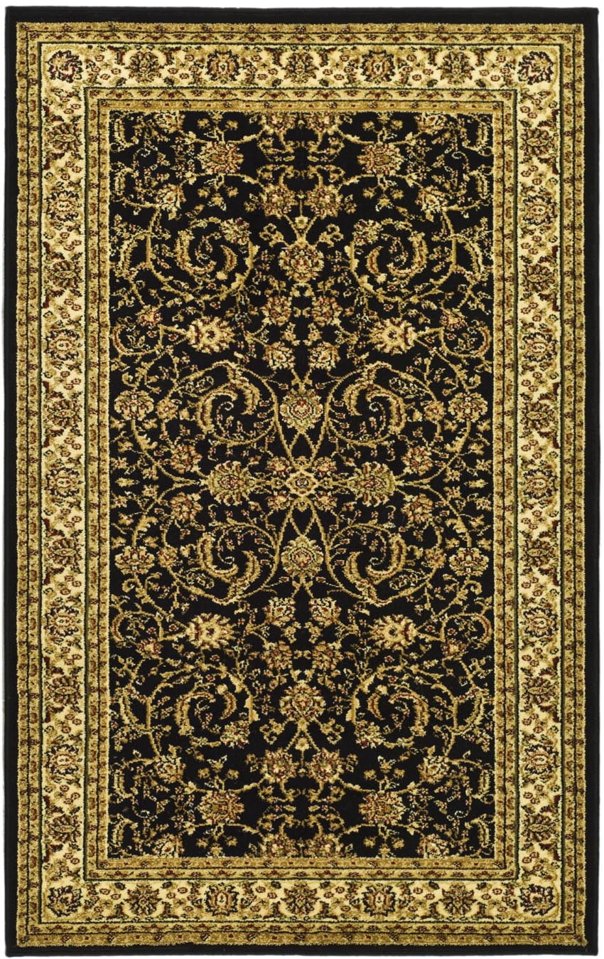 Safavieh Lyndhurst Priscilla Floral Area Rug, Black/Ivory, 2'3" x 4'