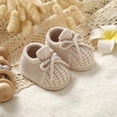 thumbnail image 6 of Baby Booties Newborn Baby First Shoes Cozy Warm Knit Soft Booties for Toddler Infant Boy Girl, 6 of 6