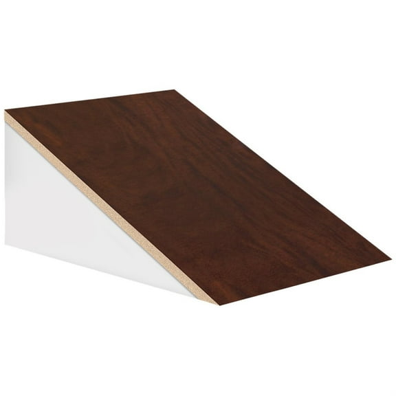 Sloping Hood - for 24 Inch Deep Extra Wide Designer Wood Locker - 1 Wide - Mahogany