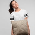 thumbnail image 4 of Plutus Brands Brown Gold Rabbit Animal Faux Fur Luxury Throw Pillow, 4 of 7
