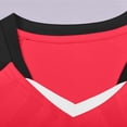 thumbnail image 4 of CHEEREAM Football Jerseys Sets for Boys Short Sleeve Crew Neck Fitness Shirts & Shorts Kids 2 Piece Sports Uniform Soccer Training Active Workout Outfits, 4 of 5
