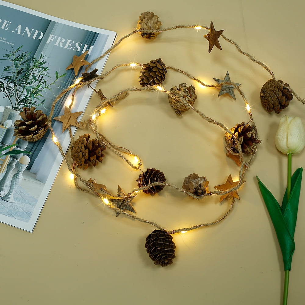 BZ111010LED Metal Bell Christmas String Warm White Home Party Luces interiores BZ111010LED Metal Bell Christmas String Warm White Home Party Luces interiores