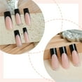 thumbnail image 3 of French Artificial Nail Press on Nail Square False Nail Full Cover Nail Art, 3 of 7