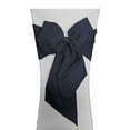 thumbnail image 7 of LA Linen TCpop8x108-Pk10-KhakiP03 Polyester Poplin Chair Bows, Khaki - 8 x 108 in. - Pack of 10, 7 of 7