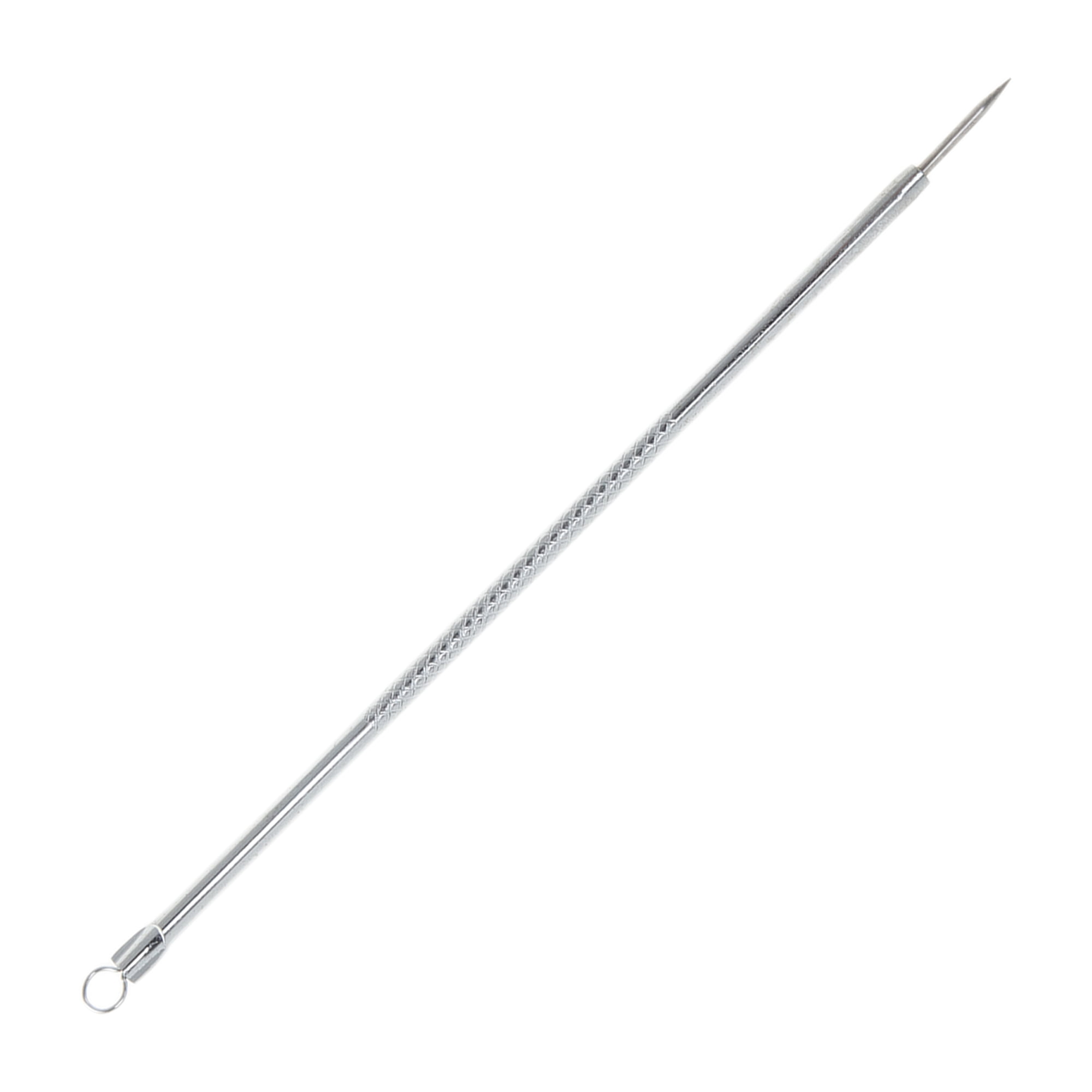 Unique Bargains 1pc Durable Squeeze Pimple Extractor Tool for Clear Skin Silver Tone