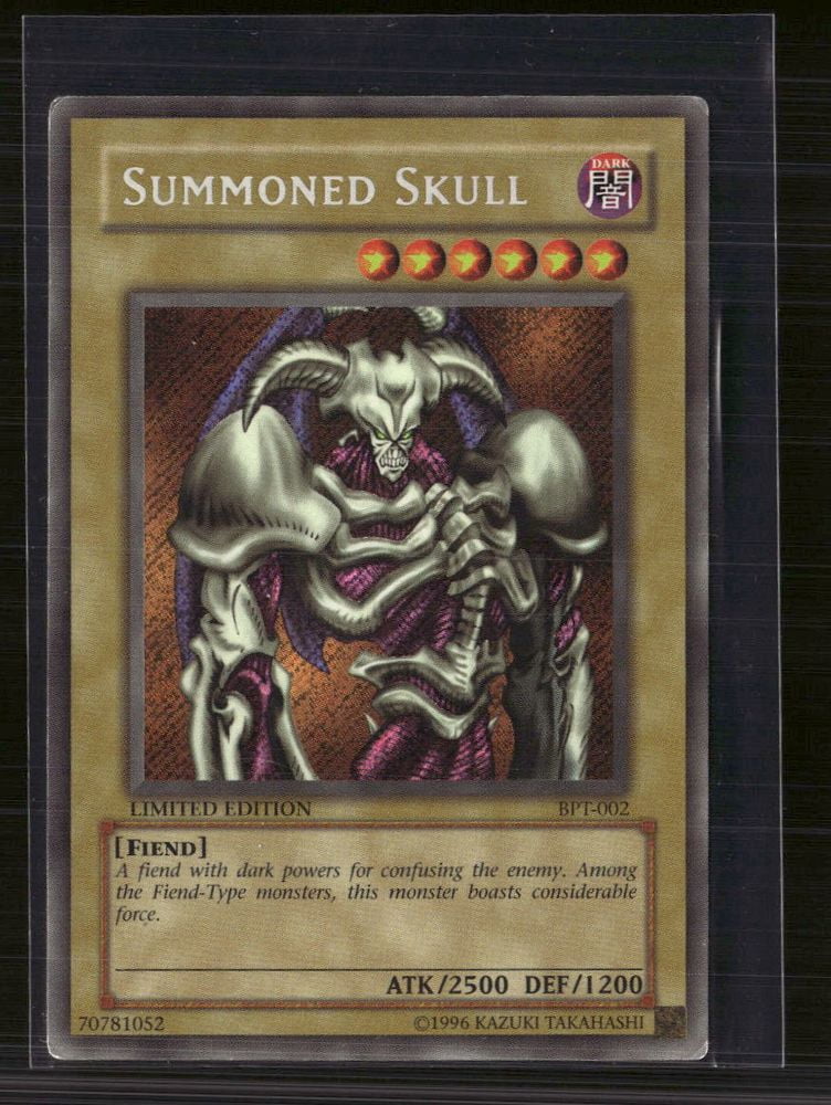 2002 Yu-Gi-Oh! Booster Pack Collectors Tins Summoned Skull Secret Rare Limited Edition