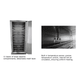 thumbnail image 6 of 11 Layers Commercial Single Door Food Warmer Mobile Heated Holding Cabinet 220V 86-185℉ Temperature, 6 of 10