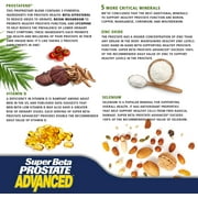 Super Beta Prostate Advanced with Beta-Sitosterol, Mens Supplement, 60 Chewable Tablets, Berry