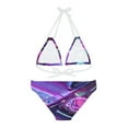 thumbnail image 3 of 'Electric Flower' Strappy Bikini Set (AOP), 3 of 9