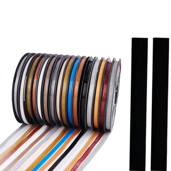 20 Ft Self-Adhesive Gap Beautifying Tape, Self Adhesive Trim Strips, Silicone Sealant Caulking Strip for Stove Sink Toilet Bathtub (Black)
