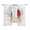 ChristmasXM0492, variant on Cartoon Lizards Sheer Curtains 45 Inch Length Rod Pocket Semi Transparent Light Filtering Window Drapes for Kitchen Bedroom Living Room,2 Panels, Reptiles Animals