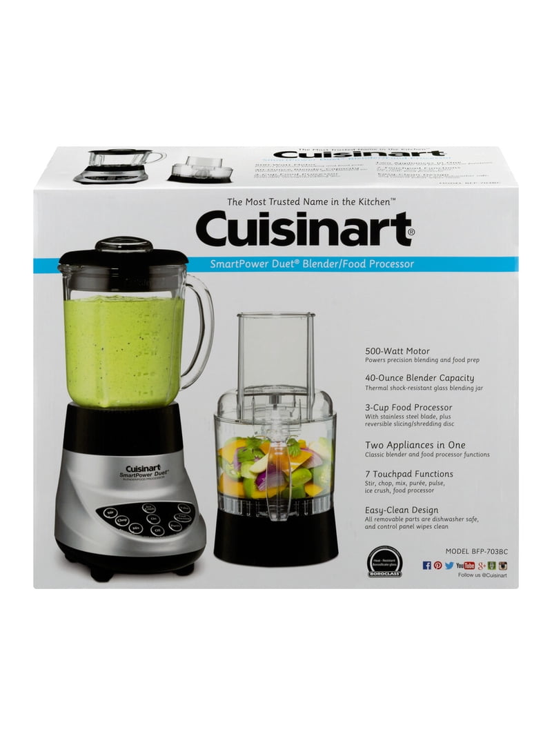 Cuisinart SmartPower Duet ブレンダーフードプロセッサー Cuisinart 7-Speed Blender & Food Processor, Kitchen Essential