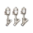 thumbnail image 2 of 1/2" 3/4" 1" 2" Stainless Steel Pneumatic Threaded Angle Seat Valve Y Type High Temperature Steam Threaded Angle Seat Valve ,Easy to Install, 2 of 6