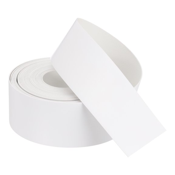 White Edge Banding 25 ft x 2-5/32 Inch Veneer Tape Pre-glued for Furniture Restoration