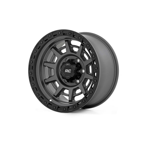 Rough Country 85 Series One-Piece 17x9 8x6.5 Gunmetal/Black Wheel - 85170010A
