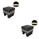 thumbnail image 3 of Wosthever Luz de columna solar, luces de paisaje, interruptor automático, accesorio brillante útil, decoración del hogar para jardín al aire libre, luz Luz amarilla cálida 2piezas Wosthever CBP215541, 3 of 6