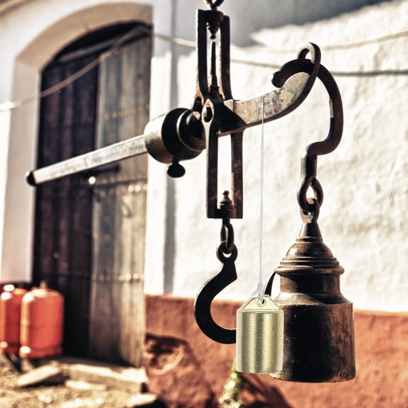 FENGGUIQU Golden Mechanical Kitchen Scale with High Precision, Easy to Use, Versatile for Food, Home, and Cooking Weighing Needs