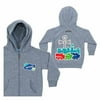Personalized Chuggington Colored Silhouette Little Boys' Grey Zip-Up Hoodie