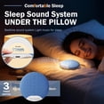 thumbnail image 2 of SharkTRUE Wireless Sleep Speaker with Bluetooth 5.4 - Under-Pillow Sound Machine with Built-In White Noise, HiFi Audio & Timer, 2 of 8
