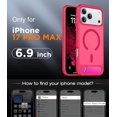 thumbnail image 2 of Funda Delgada Mate con Soporte Oculto para iPhone 17 Pro Max 6.9", Negro, 2 of 7