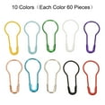 thumbnail image 3 of Uxcell 22mm/0.87 Inch 10 Colors Bulb Safety Pins Gourd Metal Sewing Pins 600 Pack, 3 of 5