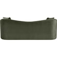 thumbnail image 5 of Meridian Furniture Destin Green Velvet Sofa, 5 of 18