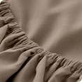 thumbnail image 4 of Bare Home Taupe Microfiber Sheet Set, Wrinkle Resistant, Deep Pocket, Twin XL, 4 of 6