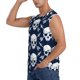 thumbnail image 3 of Balery white arrow Skull Camisetas sin mangas para hombre, absorbe la humedad y protege contra el mal olor.-Medium, 3 of 7