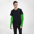 thumbnail image 2 of Lsque Green Cooling Arm Sleeves for Men & Women -Compression Sleeves to Cover Arms for Working,Sun Sleeves for UV Protection,Breathable, Moisture-Wicking, 2 of 8