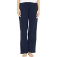 thumbnail image 2 of U2SKIIN Womens Cotton Pajama Pants, Soft Lounge Lightweight Sleep Pj Bottoms,(Navy,2XL), 2 of 5