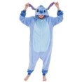 thumbnail image 1 of Pijama VEULENT para adulto, unisex, disfraz de animal, puntada azul, 1 of 5
