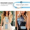 thumbnail image 5 of for iPhone 12 Case, Cute Heart Design Wristband Lanyard Cross Body Strap Electroplated Camera Protection Shockproof Protective Case Women Girls for iPhone 12 6.1"-Grey, 5 of 16