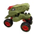 thumbnail image 3 of Camión con forma de dinosaurio retráctil Aeromax Dino-Faur verde con detalles en rojo, 3 of 3