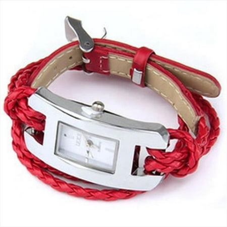 Best Desu 17322 Handmade Leather Bracelet Watch,