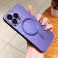 thumbnail image 1 of Metallic Matte Magnetic For Magsafe Case For iPhone 16 15 14 Plus 13 12 11 Pro XS Max XR Wireless Charge All Protection Cover tzw, 1 of 7