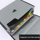 thumbnail image 2 of Carpetas de archivos Expandibles YONGSHENG Estuche de Transporte A4 gris, 2 of 5