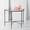 Black, variant on SAFAVIEH Couture Jessa Glam Metal Console Table, Black/White