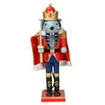 thumbnail image 3 of Estatua de soldado cascanueces de Navidad, rey ratón, muñeco cascanueces, accesorios para fotos, adorno navideño para cumpleaños festivo, de, 3 of 9
