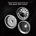 thumbnail image 3 of 2pcs Mesh Kitchen Stainless Steel Sink Thicken Filter Mesh for Strainer Drain Stopper Thicken Filter Mesh Lightweight Portable Waste Disposer, 3 of 8