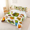 thumbnail image 2 of Erosebridal Teens Adventure Camping Accessories Full Size Comforter Sets 3 Pieces,Funny Food Bedding Sets for Boys Girls,Breathable Home Decor, 2 of 6