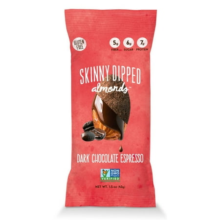 Wild Things Mini Skinny Dipped Almonds in Dark Chocolate Espresso (48x0.46 (Best Things To Dip In Chocolate)
