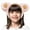C, variant on Brown Bear Ears Hair for Girls - Headband Accessory for Role Playing Parties