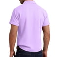thumbnail image 5 of Short Sleeve Shirts for Men Button Up Casual Lightweight Pocket T Shirts Collared Vacation Beach Shirt Summer Tops, 3XL, 5 of 9