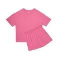 thumbnail image 3 of Pijama Hanes Originals para mujer, conjunto de descanso de 2 piezas, rosa loro, talla L, 3 of 6