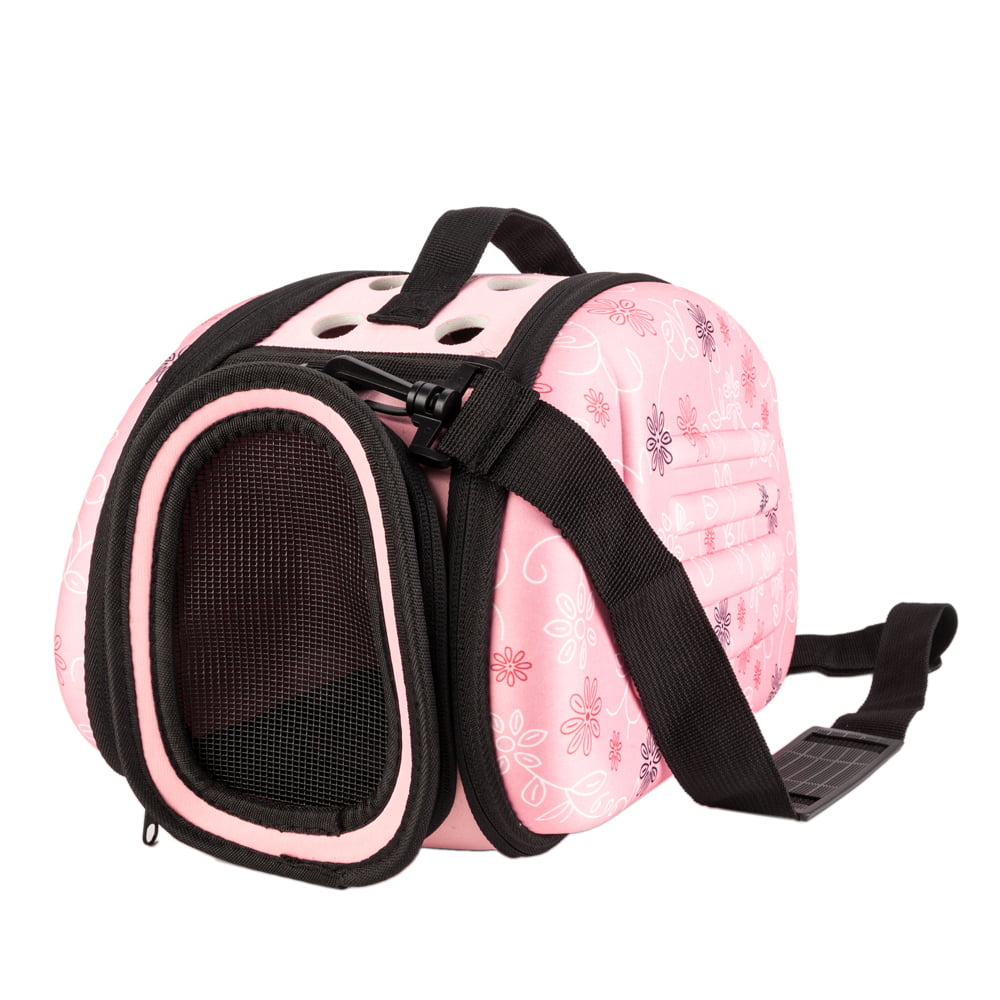 dog travel bag pink