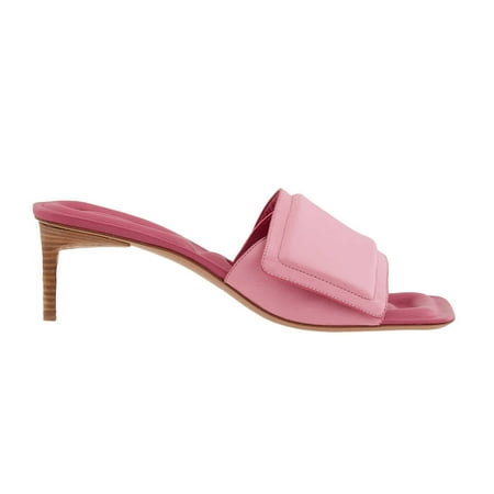 

Jacquemus Ladies Pink Les Piscine Heeled Mules Brand Size 36