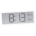 thumbnail image 2 of DOLITY Digital Wall Clock Desktop Clock Multipurpose Large Display Temperature Display Humidity Display for Classroom Office Bedroom White, 2 of 9