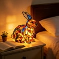 thumbnail image 3 of Specollect 1 Pcs Bunny Night Light Table Lamp for Home Decor, Vintage Style LED Desk Light with Cute Pet Design, 3 of 9