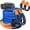Blue, variant on Kinetic  Tow Rope: 1-1/8" x 20ft 48000LBS Snatch Strap with Soft Shackles  Offroad Towing Straps Kit for  SUV UTV ATV Tractor   - Gray
